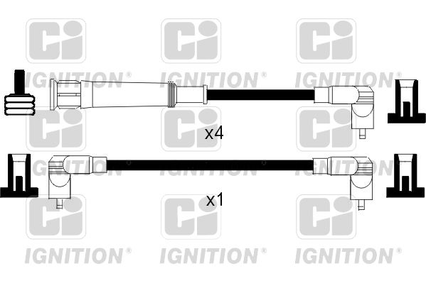 QUINTON HAZELL Sytytysjohtosarja XC767